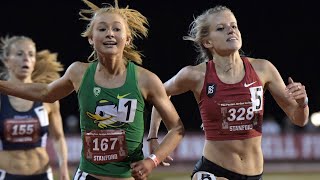 Jessica Hull vs Karissa Schweizer 1500m Showdown [upl. by Ocire425]