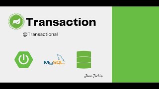 Spring Boot  Spring Data JPA Transaction Management  Transactional  JavaTechie [upl. by Ymmak202]