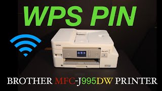 Brother MFCJ995DW WPS Pin for WPS WiFi SetUp [upl. by Shandra183]