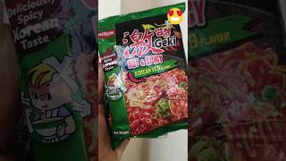 NISSIN Korean geki hot amp spicy noddles or Ramen [upl. by Thaine]