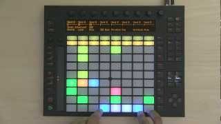 Ableton Push 1 Tutorial Part 5 Session Mode [upl. by Depoliti]