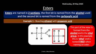 AQA 39 Carboxylic Acids and Derivatives REVISION [upl. by Regan996]