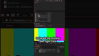 Replace Missing Footage in Adobe After Effects [upl. by Elum]