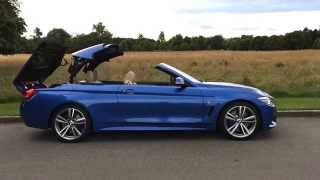 BMW 4 Series Convertible roof operation [upl. by Suirada]