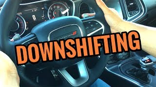 PADDLE SHIFTERS DOWNSHIFTING Explained [upl. by Notanhoj]