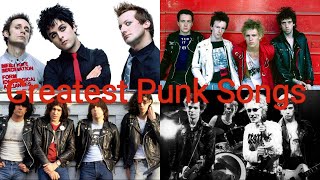 Top 25 Greatest Punk Songs Of All Time [upl. by Odrareg]