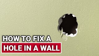 How To Fix a Hole in A Wall  Ace Hardware [upl. by Sabas]