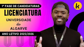 Candidaturas Disponíveis  Universidade do Algarve [upl. by Halimeda604]