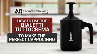 How to Use the Bialetti Tuttocrema Milk Frother [upl. by Yaker]