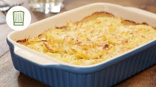 Klassisches Kartoffelgratin  Chefkochde [upl. by Maryellen]