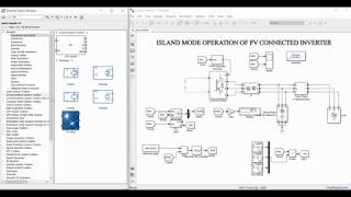 Photovoltaic inverter and voltage control Matlabsimulink [upl. by Neneek31]