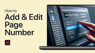 InDesign  How To Add amp Edit Page Numbers [upl. by Raffarty]