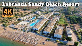 Labranda Sandy Beach Resort Corfu Greece in 4K [upl. by Enyawad384]