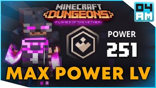 FAST MAX POWER LEVEL 251  Apocalypse Plus Speedrun Guide in Minecraft Dungeons [upl. by Yann]