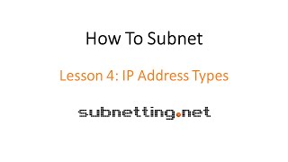 How to Subnet  Lesson 4 [upl. by Lenehc]