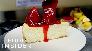 New Yorkers Love Eileens Special Cheesecake  Legendary Eats [upl. by Ellessig]