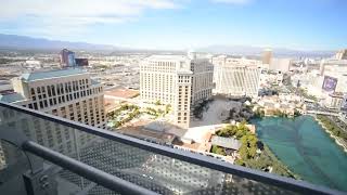 The Cosmopolitan Las Vegas 50th Floor Wraparound Terrace Suite Fountain View Balcony [upl. by Lamrert43]