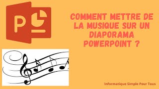 Comment mettre de la musique sur un diaporama powerpoint [upl. by Lleznol]