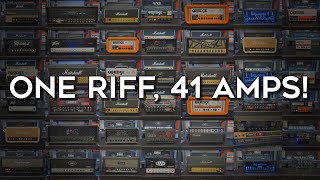 41 Guitar Amps In One Video INSANE Comparison [upl. by Ogdan847]