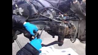 How to replace a STEERING GEAR BOX [upl. by Low]