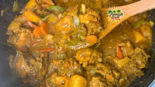 How To Make Jamaican Curry Chicken  Easy Curry Chicken Recipe [upl. by Soilissav]