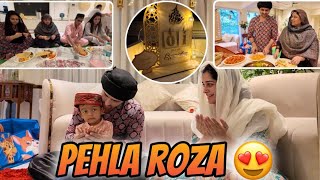 Pehla Roza Alhamdulillah  Sehri Se Iftar Tak  Decor ka Saman Tod Diya  Ramadan vlog [upl. by Amalea]