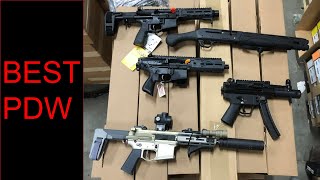 Whats Best Honey Badger vs Sig Rattler vs HampK MP5 vs Tac13 vs Daniel Defense DDM4 PDW [upl. by Mallin]