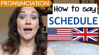 How to Pronounce SCHEDULE US UK amp Australian pronunciation [upl. by Dmitri]