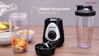 Mini Liquidificador Portátil Mondial Personal Blender Pratic Dg 01 [upl. by Wanfried866]