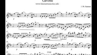 Gavotte Rameau  Play Clarinet [upl. by Paapanen]