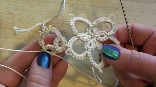 Beginner Tatting Project [upl. by Enilorak]