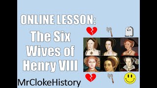 KS3 History  The Six Wives of Henry VIII [upl. by Razec561]