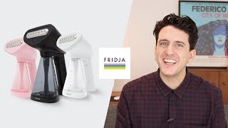 Fridja f10 Handheld Clothes Steamer  Product Overview [upl. by Shea494]