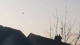 Agusta AW109 GMAOL and Sikorsky S76 GXXEB fly by my house [upl. by Kcitrap]