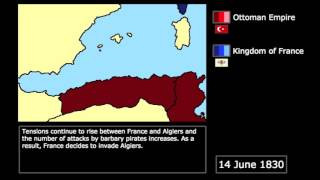 Wars The French Invasion of Algiers 1830 Every Day [upl. by Wolfy]