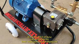 High Pressure Washer  Triplex Plunger Pump  Hydro Test Pump [upl. by Solram]