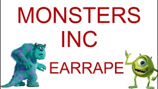 1hour Monsters inc theme EARRAPE bass boosted [upl. by Islean]