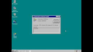 Retro Windows 95 DialUp Modem [upl. by Ynnavoj]