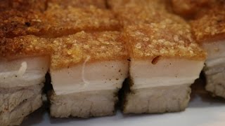 THE SECRET TO CRUNCHY CRISPY PORK BELLY REVEALED CHINESE STYLE RECIPE [upl. by Yared]