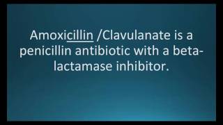 How to pronounce amoxicillin  clavulanate Augmentin Memorizing Pharmacology Flashcard [upl. by Edgard]