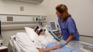 NIV Mask Fitting Philips Respironics noninvasive hospital mask [upl. by Figone]