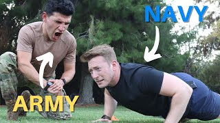 Navy Sailor Attempts the NEW Army Combat Fitness Test [upl. by Silverstein]