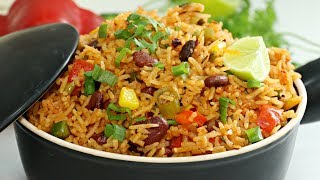 Mexican Rice Recipe  Easy One Pot Meal  How To Make Mexican Rice  Kanaks Kitchen [upl. by Nareht]