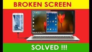 How To Use Broken Phone using Vysor on PCLaptop Broken Screen Solved [upl. by Ainitsirk277]