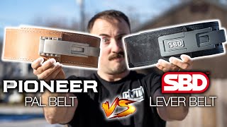 Pioneer PAL Belt vs SBD Belt  Best Lever Powerlifting Belt [upl. by Jolda]