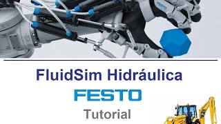 FluidSim Hidráulica  Tutorial  Parte 1 [upl. by Ona]