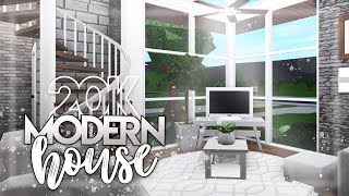 Roblox  Bloxburg 20k Modern House  House Build [upl. by Ayekram]