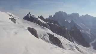 Aiguille Du Midi Mont Blanc Cable Car Gondola Chamonix Valley France [upl. by Anwad884]