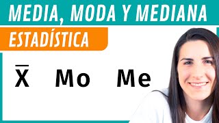 MEDIA MODA y MEDIANA 📊 Estadística [upl. by Wattenberg]