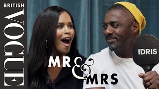 Sabrina amp Idris Elba Play Mr amp Mrs  Vogue Challenges  British Vogue [upl. by Ludlow]